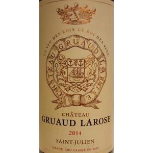2014 Chateau Gruaud Larose 2eme Cru Classe, Saint-Julien 3x75cl