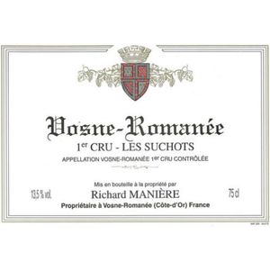 2022 Richard Maniere, Vosne-Romanee Premier Cru, Les Suchots 6x75cl