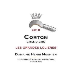 2019 Domaine Henri Magnien, Corton Grand Cru, Les Grandes Lolieres 6x75cl