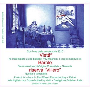 2012 Vietti, Barolo, Villero Riserva 3x75cl