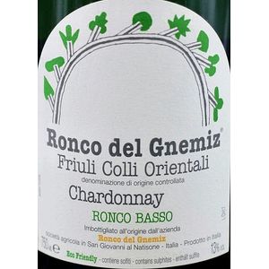 2023 Ronco del Gnemiz, Ronco Basso Chardonnay, Friuli Colli Orientali 6x75cl