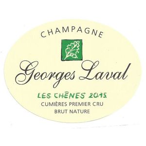 2015 Georges Laval, Les Chenes Brut Nature Premier Cru, Cumieres 6x75cl