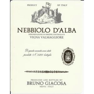 2019 Bruno Giacosa, Nebbiolo d'Alba, Vigna Valmaggiore 6x75cl