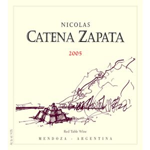 2005 Catena Zapata, Nicolas Catena Zapata, Mendoza 1x600cl