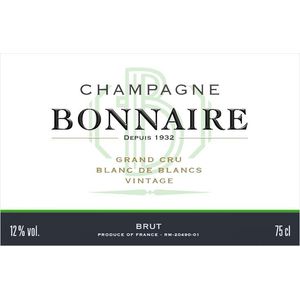 2008 Bonnaire, Blanc de Blancs Vintage Grand Cru 6x75cl