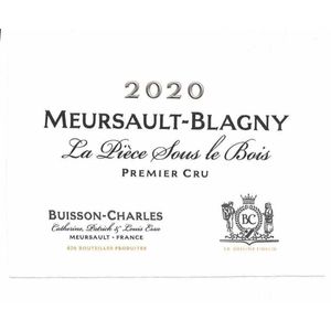 2020 Buisson-Charles, Meursault Premier Cru, Blagny La Piece sous le Bois 12x75cl