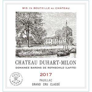 2017 Chateau Duhart-Milon 4eme Cru Classe, Pauillac 6x75cl