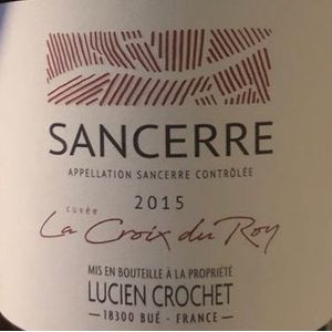 2019 Lucien Crochet, Sancerre, La Croix Du Roy Rouge 12x75cl