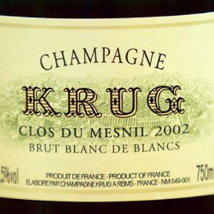 2002 Krug, Clos du Mesnil 1x75cl