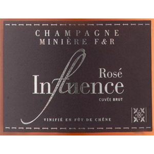NV Miniere F&R, Influence Cuvee Brut Rose, Champagne 6x75cl