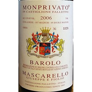 2006 Giuseppe Mascarello e Figlio, Barolo, Monprivato 6x75cl