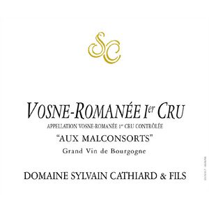 2017 Domaine Sylvain Cathiard, Vosne-Romanee Premier Cru, Aux Malconsorts 6x75cl