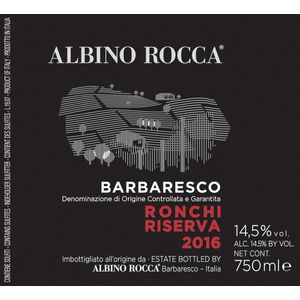 2016 Albino Rocca, Barbaresco, Ronchi Riserva 1x300cl
