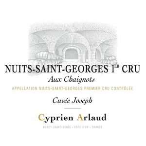 2020 Cyprien Arlaud, Nuits-Saint-Georges Premier Cru, Aux Chaignots Cuvee Joseph 6x75cl