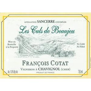 2020 Francois Cotat, Sancerre, Cul Beaujeu 12x75cl