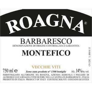 2010 Roagna, Barbaresco, Montefico Vecchie Viti 3x150cl