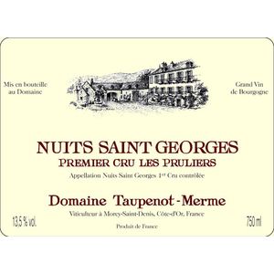 2018 Domaine Taupenot-Merme, Nuits-Saint-Georges Premier Cru, Les Pruliers 6x75cl