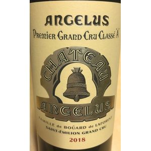 2018 Chateau Angelus Premier Grand Cru Classe A, Saint-Emilion Grand Cru 1x300cl
