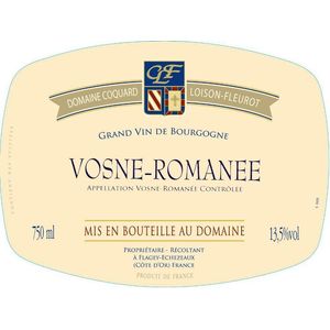 2019 Domaine Coquard Loison Fleurot, Vosne-Romanee 6x75cl