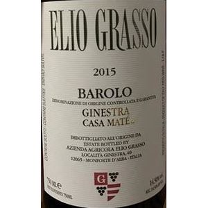 2015 Elio Grasso, Barolo, Ginestra Casa Mate 6x75cl