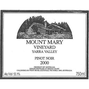 2021 Mount Mary Vineyard, Pinot Noir, Yarra Valley 6x75cl