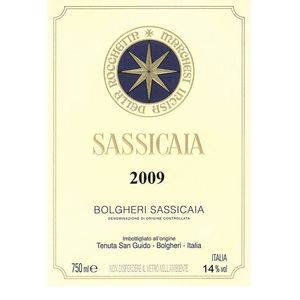 2009 Sassicaia, Tenuta San Guido, Bolgheri 6x75cl