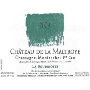 2019 Chateau de la Maltroye, Chassagne-Montrachet Premier Cru, La Boudriotte Rouge 6x75cl