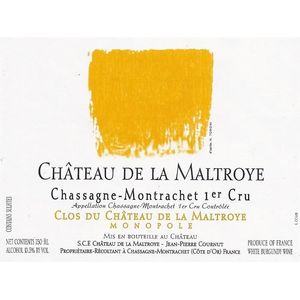 2018 Chateau de la Maltroye, Chassagne-Montrachet Premier Cru, Clos du Chateau Blanc 6x75cl