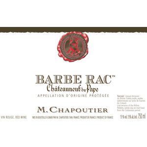 2021 M. Chapoutier, Chateauneuf-du-Pape, Barbe Rac 3x75cl