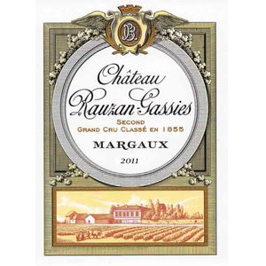 2016 Chateau Rauzan-Gassies 2eme Cru Classe, Margaux 12x75cl