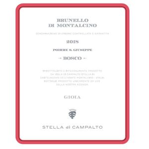 2018 Stella di Campalto (Podere S.Giuseppe), Brunello di Montalcino, Bosco 6x75cl