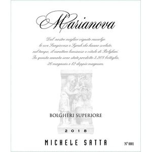 2021 Michele Satta, Bolgheri, Superiore Marianova 6x75cl