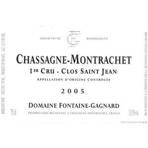 2021 Domaine Fontaine-Gagnard, Chassagne-Montrachet Premier Cru, Clos Saint-Jean Rouge 6x75cl