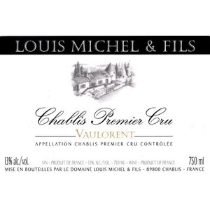 2021 Louis Michel, Chablis Premier Cru, Vaulorent 6x75cl