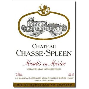 2019 Chateau Chasse-Spleen, Moulis en Medoc 12x75cl