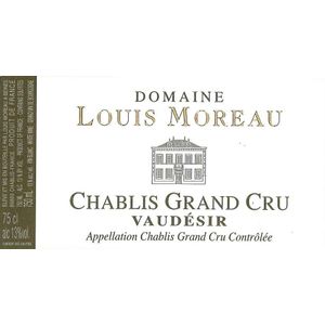 2018 Domaine Louis Moreau, Chablis Grand Cru, Vaudesir 6x75cl
