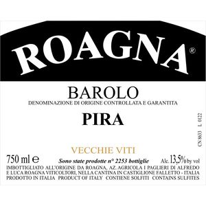 2014 Roagna, Barolo, Pira Vecchie Viti 6x75cl