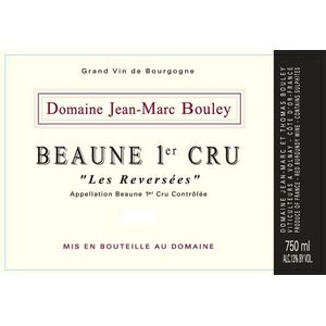 2019 Domaine Jean-Marc Bouley, Beaune Premier Cru, Les Reversees Rouge 6x75cl