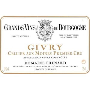2022 Domaine Thenard, Givry Premier Cru, Clos du Cellier aux Moines Rouge 6x150cl