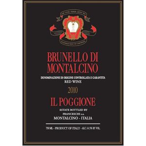 2010 Il Poggione, Brunello di Montalcino 1x300cl