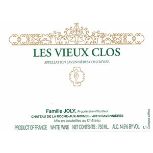 2023 Famille Joly, Savennieres, Les Vieux Clos 6x75cl