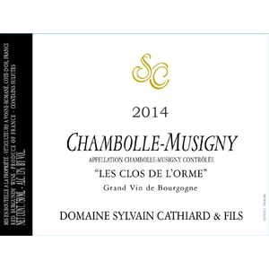 2014 Domaine Sylvain Cathiard, Chambolle-Musigny, Les Clos de l'Orme 6x75cl