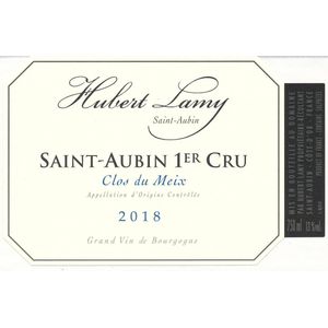 2018 Hubert Lamy, Saint-Aubin Premier Cru, Clos du Meix Blanc 12x75cl