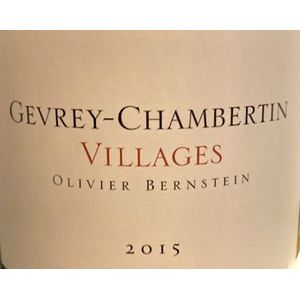 2015 Olivier Bernstein, Gevrey-Chambertin, Villages 6x75cl