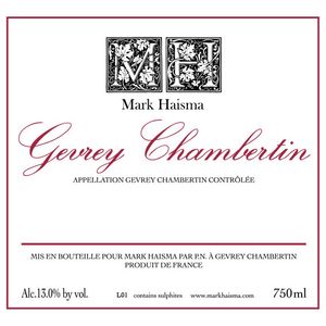 2022 Mark Haisma, Gevrey-Chambertin 6x75cl