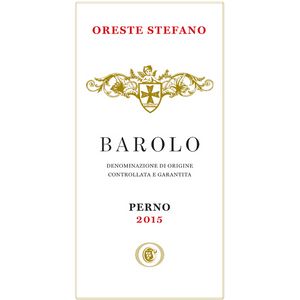 2015 Oreste Stefano, Barolo, Perno 6x75cl