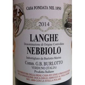 2021 Comm. G.B. Burlotto, Langhe, Nebbiolo 6x75cl