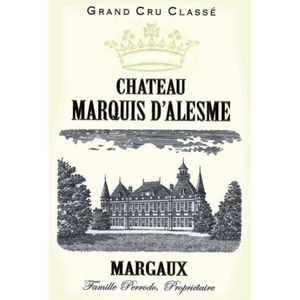 2000 Chateau Marquis d'Alesme 3eme Cru Classe, Margaux 12x75cl