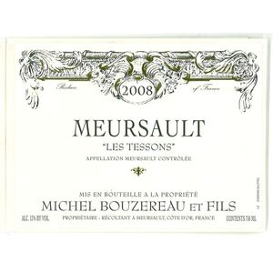 2022 Michel Bouzereau, Meursault, Le Tesson 6x75cl
