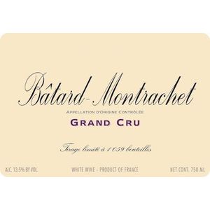 2016 Domaine de la Vougeraie, Batard-Montrachet Grand Cru 6x75cl
